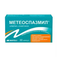 Изображение товара Метеоспазмил капсулы 60мг+300мг, №30 Майоли Спиндлер