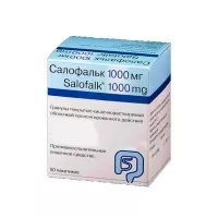 Изображение товара Салофальк гранулы кишечнораств. с пролонгир. высвоб. п/о 1000мг, №50