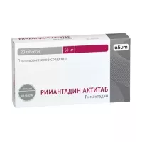 Изображение товара Римантадин Актитаб таблетки 50мг, №20