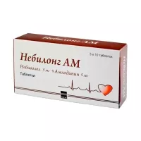 Изображение товара Небилонг АМ таблетки 5мг+5мг, №30