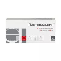 Изображение товара Пантокальцин таблетки 250мг, №50