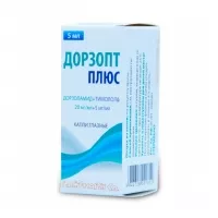 Изображение товара Дорзопт Плюс капли глазные 20мг/мл+5мг/мл, 5мл