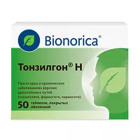 Изображение товара Тонзилгон Н таблетки п/о, №50