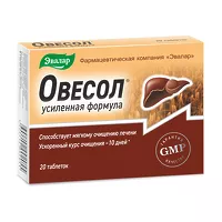 Изображение товара Эвалар Овесол Усиленная формула таблетки покрыт. п/о, №20