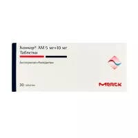 Изображение товара Конкор АМ таблетки 5мг+10мг, №30