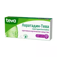 Изображение товара Лоратадин-Тева таблетки 10мг, №7