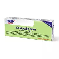 Изображение товара Хайрабезол таблетки покрыт. кишечнораств. плен. об. 20мг, №15