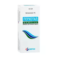 Изображение товара Перхотал шампунь от перхоти 1%, 100мл