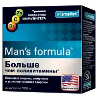 Изображение товара Man's formula Больше чем поливитамины капсулы, №30