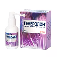 Изображение товара Генеролон спрей д/наружн. прим. 2%, 60мл