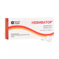 Изображение товара Небиватор таблетки 5мг, №28