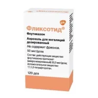 Изображение товара Фликсотид аэроз. д/ингал. доз. 50мкг/доза, 120доз