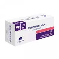 Изображение товара Топирамат Канон таблетки покрыт. п/о 100мг, №28