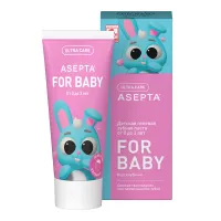 Изображение товара Asepta For Baby гелевая зубная паста для детей от 0 до 3 лет со вкусом клубники, 50мл