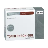 Изображение товара Толперизон-OBL таблетки покрыт. п/о 150мг, №30