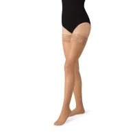 Изображение товара B.Well Orto чулки компрессионные прозрачные с ажурным верхом 2 класс компрессии JW-222 (р.2), цвет Natural