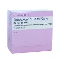 Изображение товара Экселон ТТС пластырь трансдермальный 13,3мг/24ч, №30