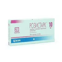 Изображение товара Розистарк таблетки покрыт. п/о 10мг, №28