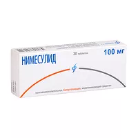 Изображение товара Нимесулид таблетки 100мг, №20