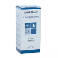 Изображение товара Пролатан капли глазные 0,005%, 2,5мл