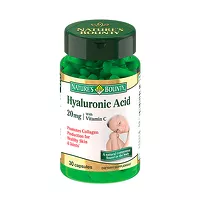 Изображение товара Nature's Bounty Гиалуроновая кислота с витамином С капсулы 20мг+60мг, №30