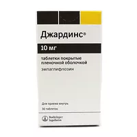Изображение товара Джардинс таблетки покрыт. п/о 10мг, №30 Берингер Ингельхайм