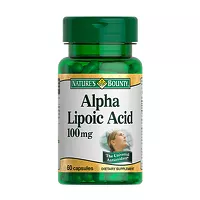 Изображение товара Nature's Bounty Альфа-липоевая кислота капсулы 100мг, №60