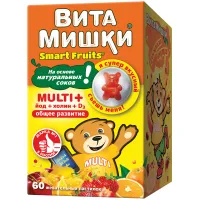 Изображение товара ВитаМишки Multi+ пастилки жевательные, №60
