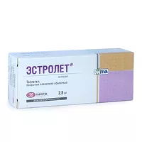 Изображение товара Эстролет таблетки п/о 2,5мг, №30