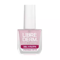 Изображение товара Librederm Nail Care лак для ногтей 3в1 ультра Стволовые клетки, 10мл