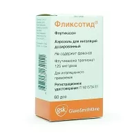 Изображение товара Фликсотид аэроз. д/ингал. доз. 125мкг/доза, 60доз