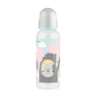 Изображение товара Lubby бутылочка для кормления с латексной соской (0+), 250мл