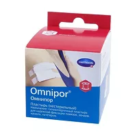Изображение товара Hartmann Omnipor пластырь гипоаллергенный фиксирующий из нетканого материала, (5см*5м)