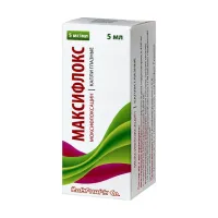 Изображение товара Максифлокс капли глазные 5мг/мл, 5мл