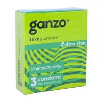 Изображение товара Ganzo Ultra thin презервативы ультратонкие, 3шт