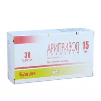 Изображение товара Арипризол таблетки 15мг, №30
