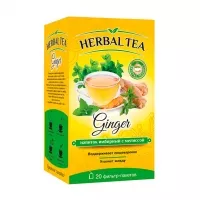 Изображение товара Herbal tea чайный напиток имбирный с мелиссой и цедрой лимона, №20