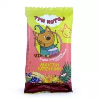 Изображение товара Три кота батончик мюсли абрикос и злаки в шоколадной глазури, 40г
