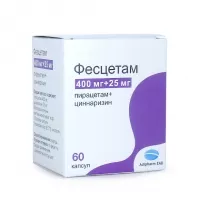 Изображение товара Фесцетам капсулы 400мг+25мг, №60