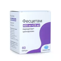 Изображение товара Фесцетам капсулы 400мг+25мг, №60