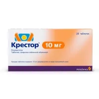 Крестор таблетки покрыт. п/о 10мг, №28