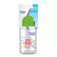 Baby Care бутылочка для кормления с силиконовой соской (0+мес), 125мл
