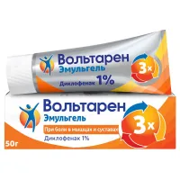 Изображение товара Вольтарен Эмульгель гель д/наружн. прим. 1%, 50г