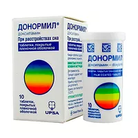 Изображение товара Донормил таблетки п/о 15мг, №10