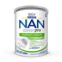 Изображение товара Nestle NAN Тройной комфорт смесь (0+), 800г