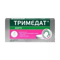 Изображение товара Тримедат Форте таблетки с пролонг. высвоб. покрыт. п/о 300мг, №20