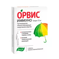 Изображение товара Эвалар Орвис Иммуно таблетки покрыт. п/о 125мг, №6 Эвалар