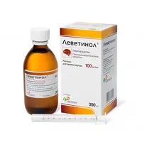 Изображение товара Леветинол раствор д/приема внутрь 100мг/мл, 300мл