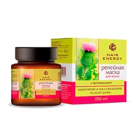 Изображение товара Hair Energy Репейная маска для волос с комплексом витаминов для укрепления волос, 250мл