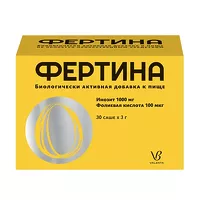 Изображение товара Фертина порошок д/пригот. р-ра д/приема внутрь, 3г №30
